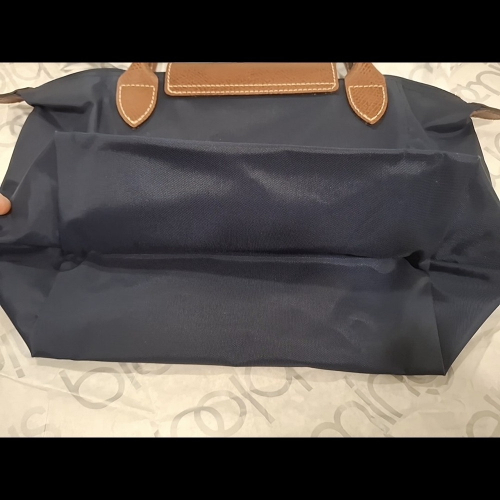 Authentic Longchamp Le Pliage Navy Small Top Handle Bag - Picture 4 of 17